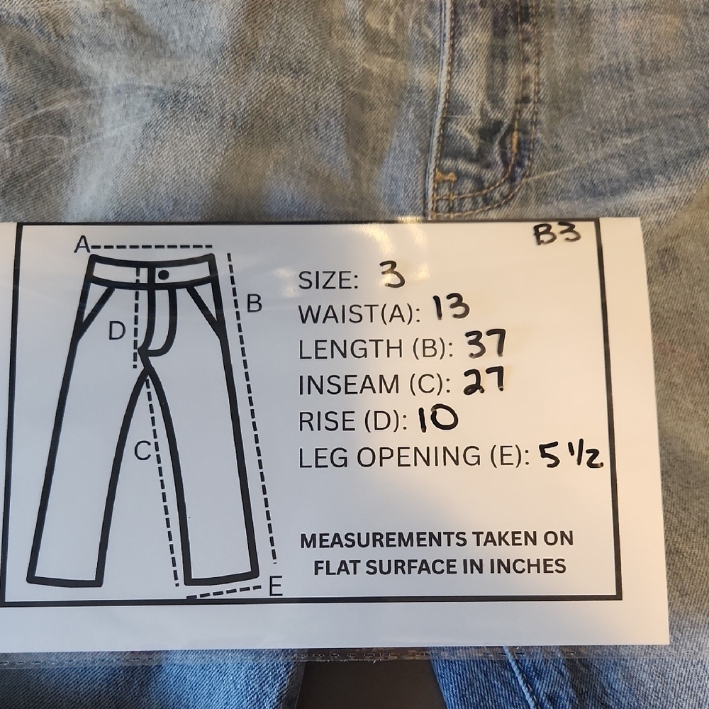 Eunina Tobi Distressed Mom Jeans Size 3 - Picture 7 of 7